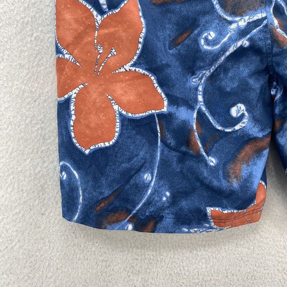 Nautica Board Shorts Men's 36 Multicolor Floral Preppy Tropical Swim Trucks - Picture 12 of 16